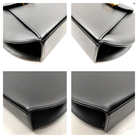 Cartier Hand Bag Black Leather 705-090325 - Picture 7 of 16